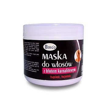 BINGO SPA - Maska do włosów z błotem karnalitowym - łupież, łojotok 500 ml